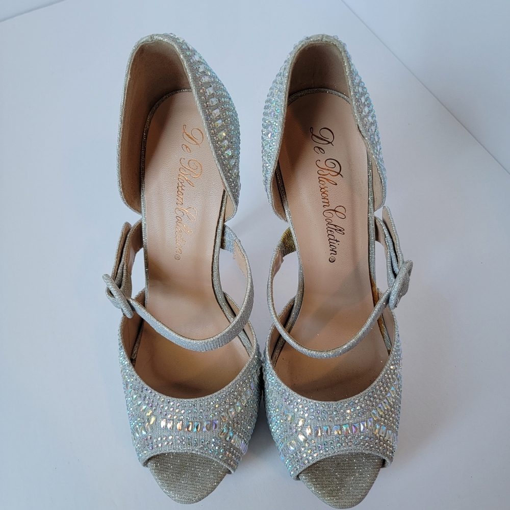 De Blossom Collection platform stilleto, size 7